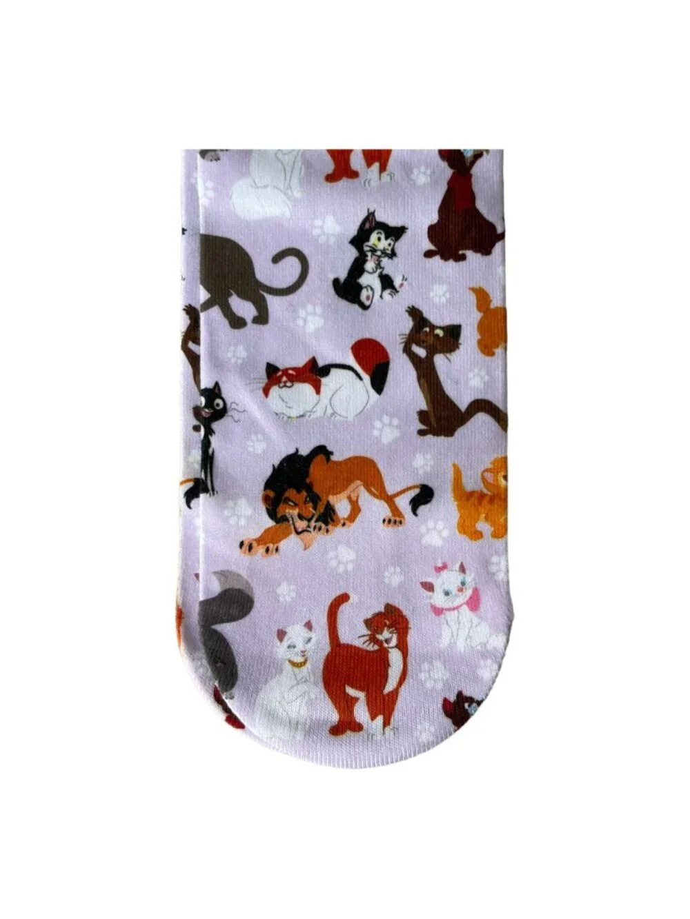 Disney Cats of Disney Aristocats Simba Cheshire Cat Scar Figaro Lucifer Socks